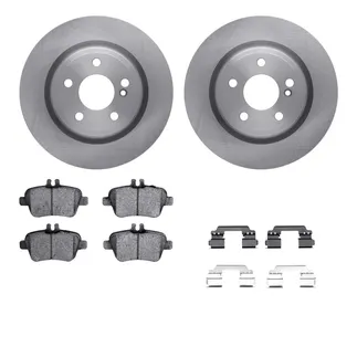 R1 Concepts WFWH1-63181 E- Line Series Brake Rotor W/ Ceramic Brake Pads & Hdw